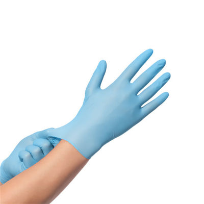 CE FDA blue 4 mil non sterile Powder Free Disposable medical grade Nitrile  Gloves