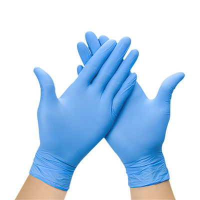 CE FDA blue 4 mil non sterile Powder Free Disposable medical grade Nitrile  Gloves