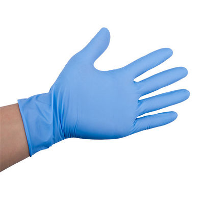 CE FDA blue 4 mil non sterile Powder Free Disposable medical grade Nitrile  Gloves