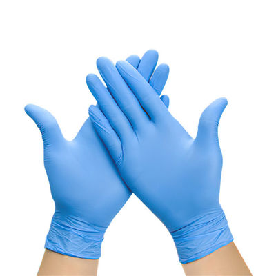 CE FDA blue 4 mil non sterile Powder Free Disposable medical grade Nitrile  Gloves