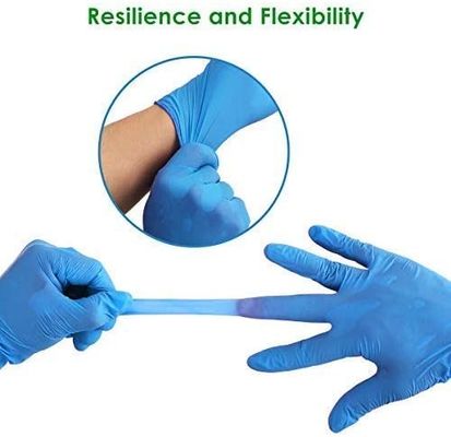 Fully Coated Hot Sale Disposable Blue Heavy Duty Work Examination Industrial Non-Medical Nitrile Gloves