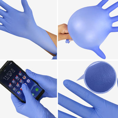 texfured finger Disposable Nitrile Gloves 3.0g/3.5g/4.0g/4.5g/5.0g Cleanroom Nitrile Work Hand Gloves