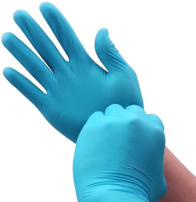 Nitrile Disposable Gloves Comfortable Industrial Blue Rubber Gloves Gloves for Personal Protection with high quality