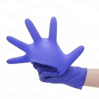 XL Nitrile Disposable Gloves Comfortable Industrial Blue Rubber Gloves Gloves for Personal Protection with high quality