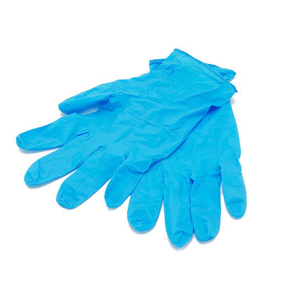 4 Mil Disposable Medical Nitrile Gloves , FDA510K Disposable Powder Free Nitrile Gloves