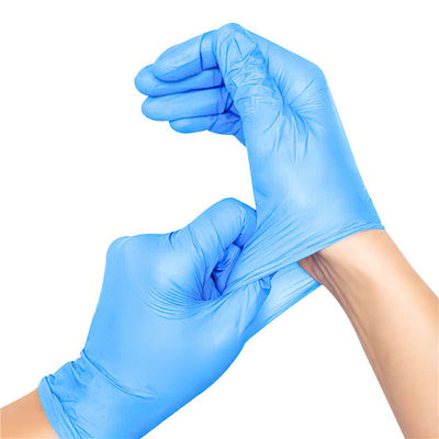 Smooth Chemical Resistant Disposable Nitrile Gloves