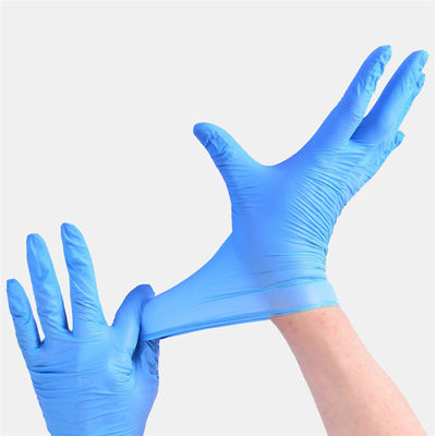 EN455 XL Heavy Duty Blue Nitrile Disposable Gloves