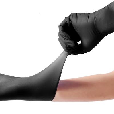 Black Disposable Medical Nitrile Gloves Powder Free Disposable Nitrile Gloves