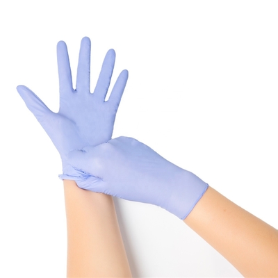 Violet Blue 3.5 Mil Powder Free Disposable Examination Nitrile Gloves Cheap PriceMedical Grade