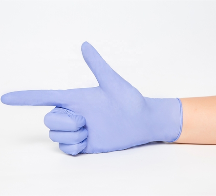 Violet Blue 3.5 Mil Powder Free Disposable Examination Nitrile Gloves Cheap PriceMedical Grade