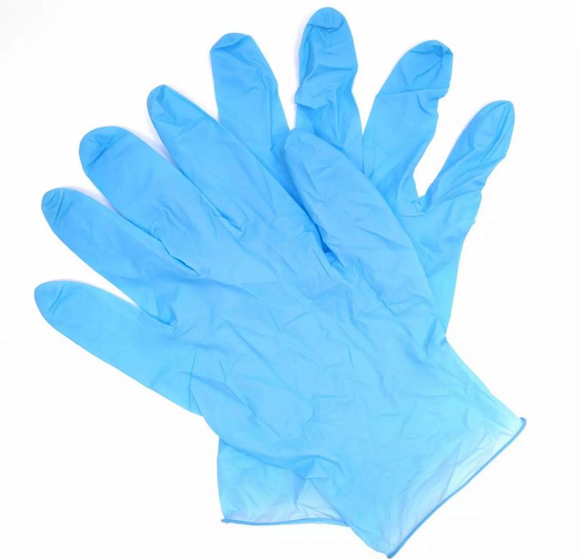 7g Disposable Medical Nitrile Gloves , Disposable Nitrile Examination Gloves